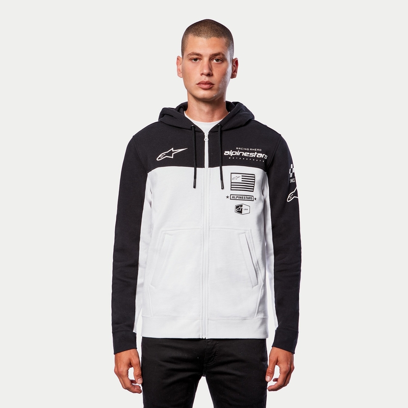 Mikina Alpinestars H Block Hoodie černo-bílá