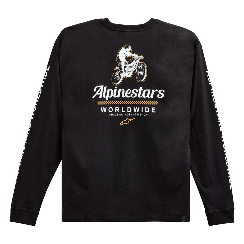 Alpinestars Authenticated Tee schwarz und weiß
