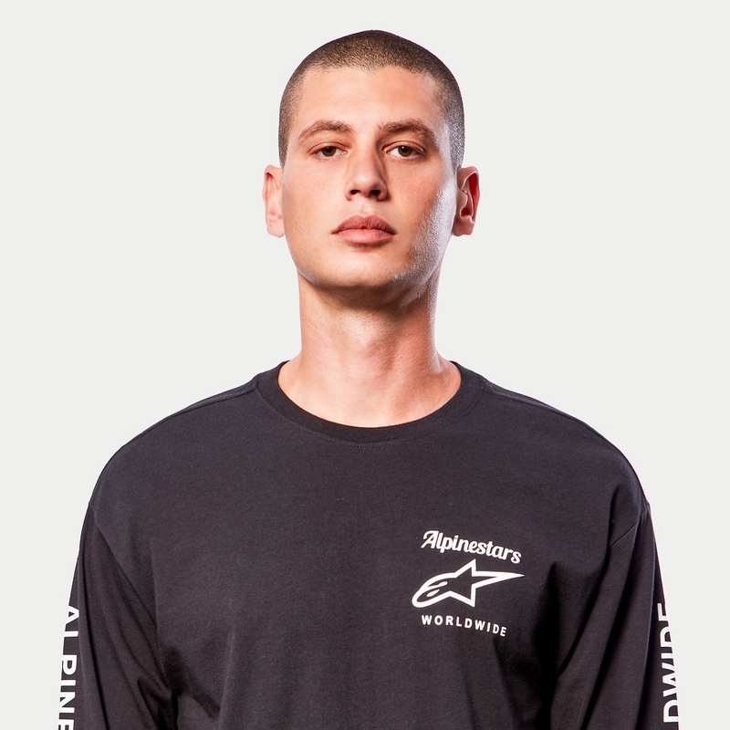 Alpinestars Authenticated Tee schwarz und weiß