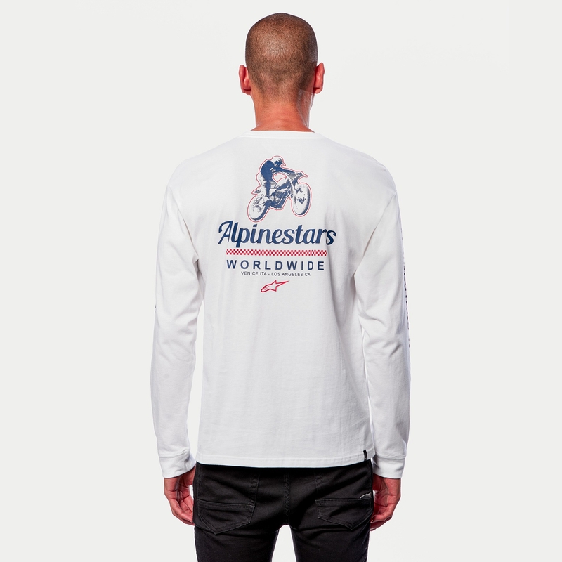 Alpinestars Authenticated Tee weiß und schwarz