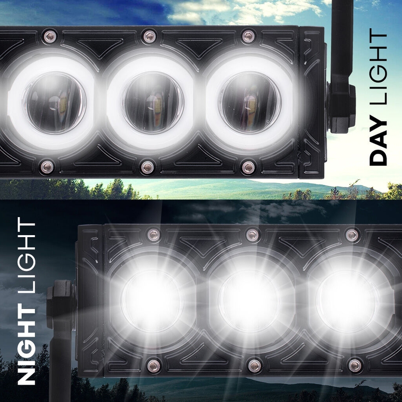LED-Lichtrampe SHARK LED-LICHTBAR 17" MIT HALO-RING, CREE LED, 80W