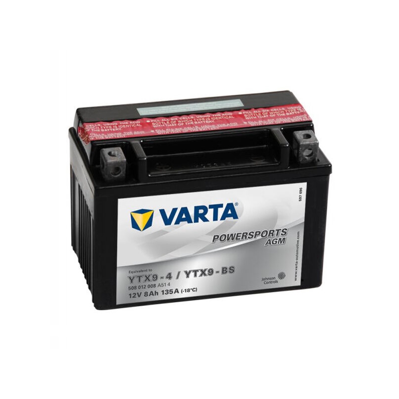 VARTA MOTO LF YTX9-4/YTX9-BS 12V/8AH wartungsfreie Batterie