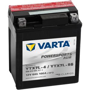 VARTA YTX7L-A/YTX7L-BS 12V/6Ah wartungsfreie Batterie