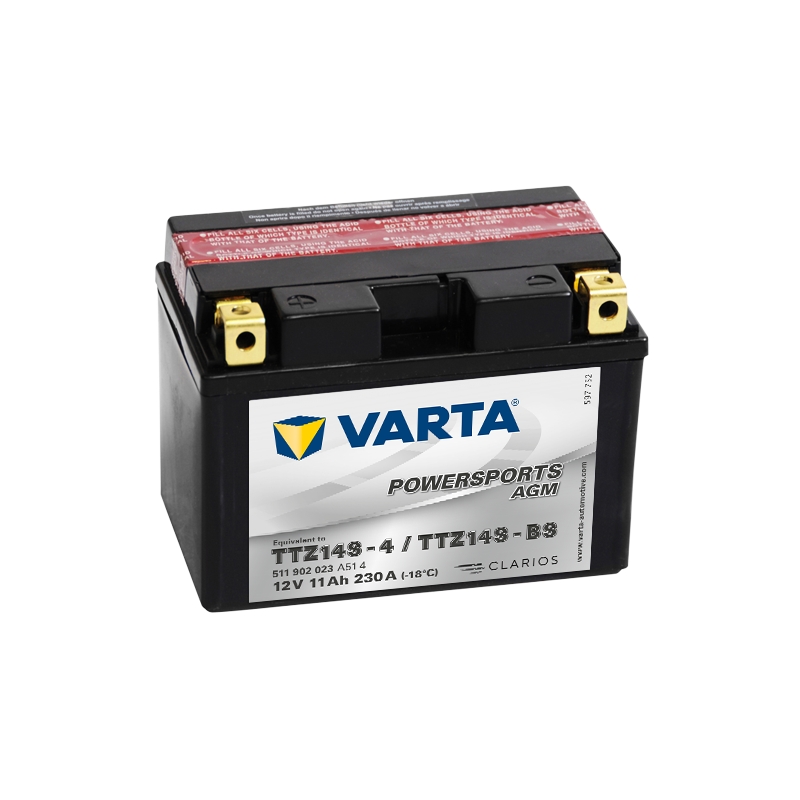 VARTA TTZ14S-4/TTZ14S-BS 12V/11Ah wartungsfreie Batterie