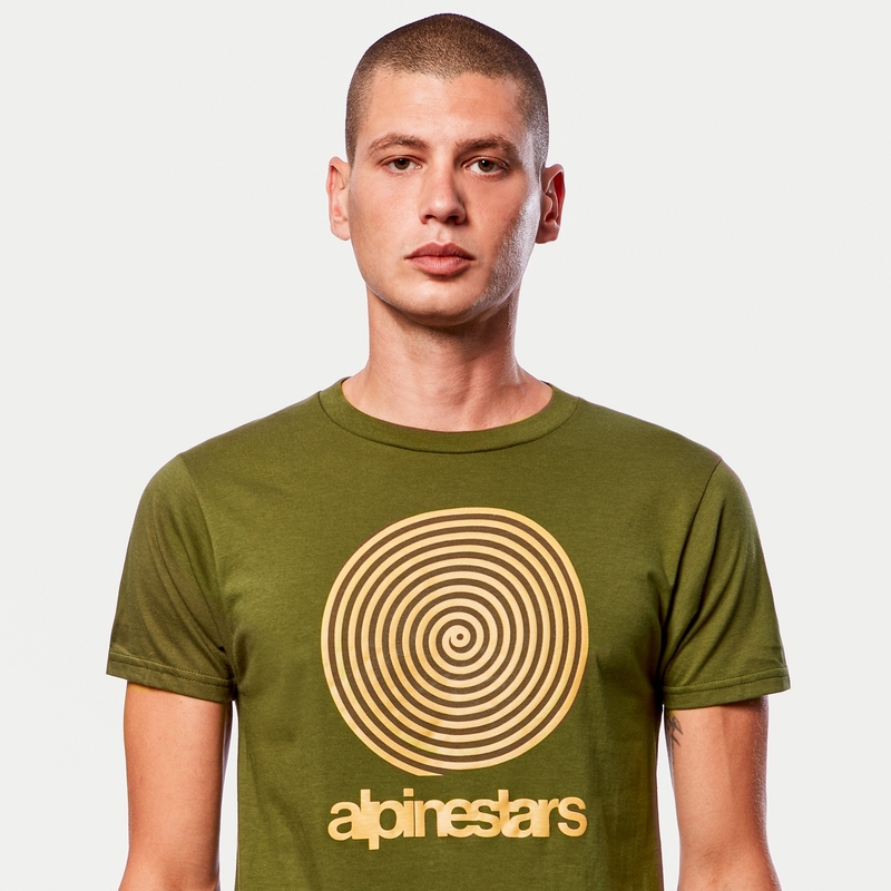 Alpinestars Real Spiral Tee grün und gold