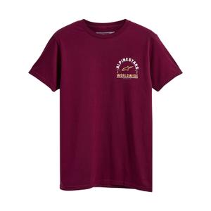 T-Shirt Alpinestars Weelee Tee burgunderrot