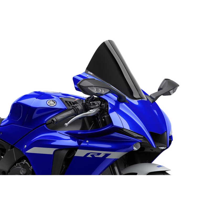 Windschutzscheibe PUIG R-RACER schwarz für YAMAHA YZF-R1 2020-2024