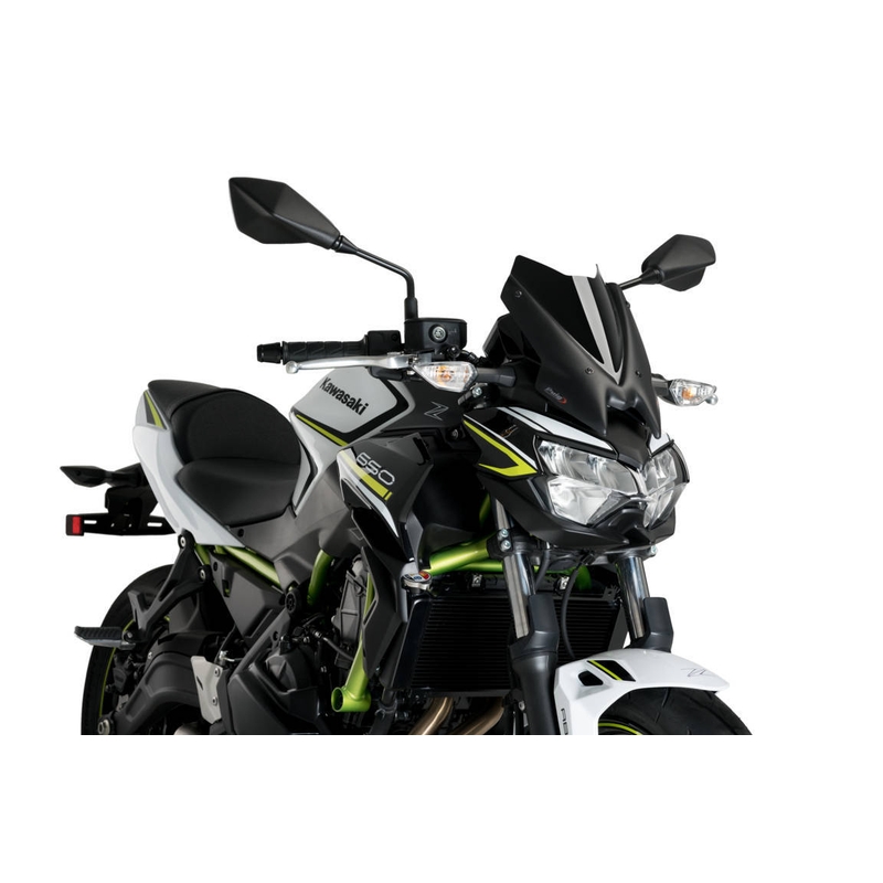 Windschirm PUIG NEW GEN. SPORT schwarz für KAWASAKI Z 650 2020-2024