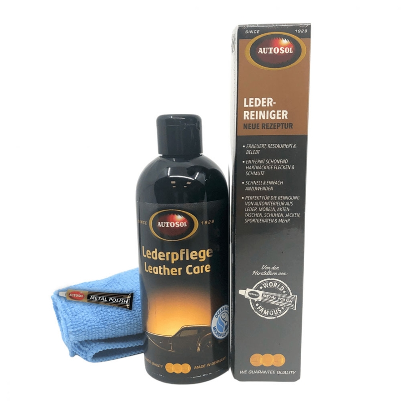 Autosol Leder-Reinigungsset
