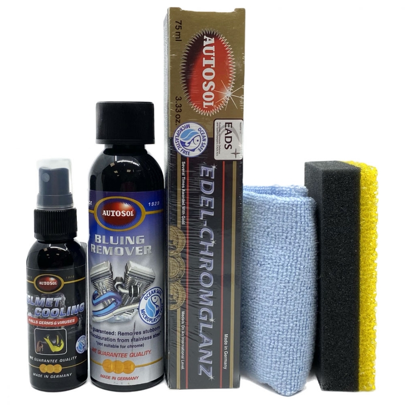 Autosol-Geschenkset für Motorradauspuffanlagen