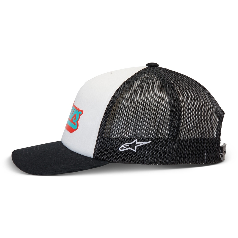 Alpinestars Delivery Trucker Kappe weiß und schwarz