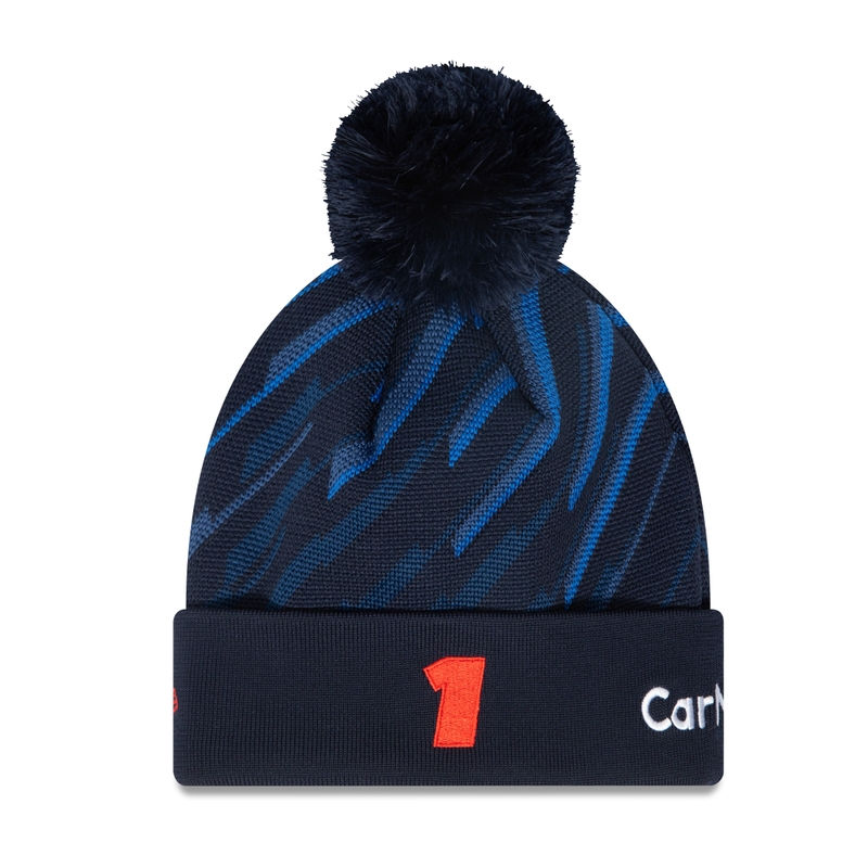 Mütze mit Bommel Red Bull Racing F1 Max Verstappen blau