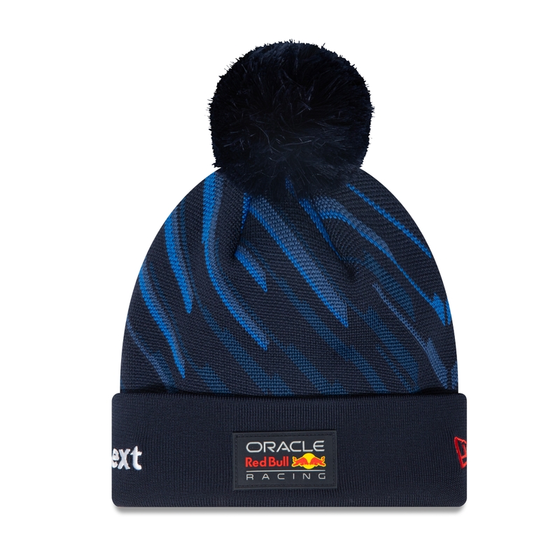 Mütze mit Bommel Red Bull Racing F1 Max Verstappen blau