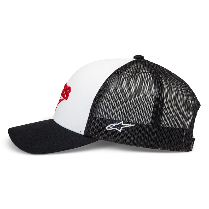 Alpinestars Pedigree Mütze weiß-schwarz-rot