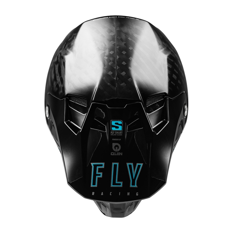 Motocross-Helm FLY Racing Formula S Carbon Schwarz