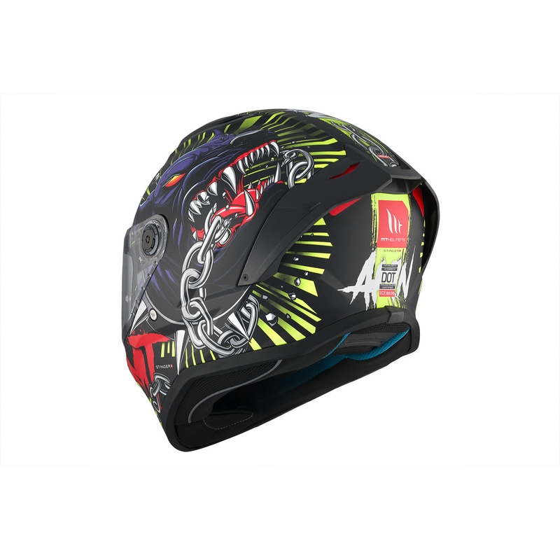 MT Stinger 2 Akin Integral Motorradhelm matt