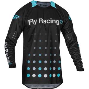 Motocross Trikot FLY Racing Evolution DST 2024 schwarz und blau Ausverkauf