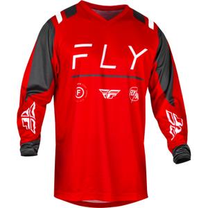 Motocross Trikot FLY Racing F-16 2024 rot-grau-weiß
