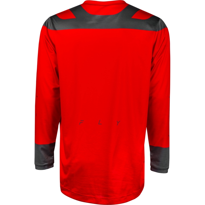 Motocross Trikot FLY Racing F-16 2024 rot-grau-weiß