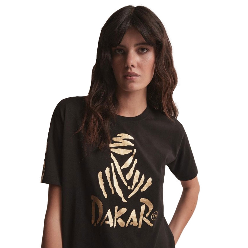 Damen-T-Shirt DAKAR DKR VIP 38 schwarz