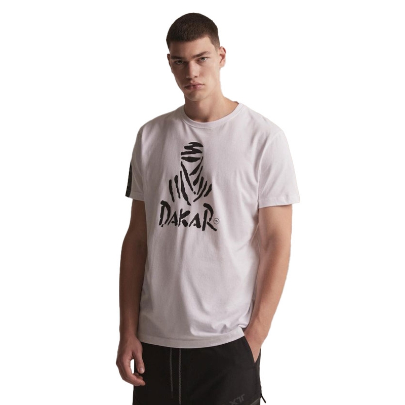 T-shirt DAKAR DKR Logo 123 weiß Ausverkauf