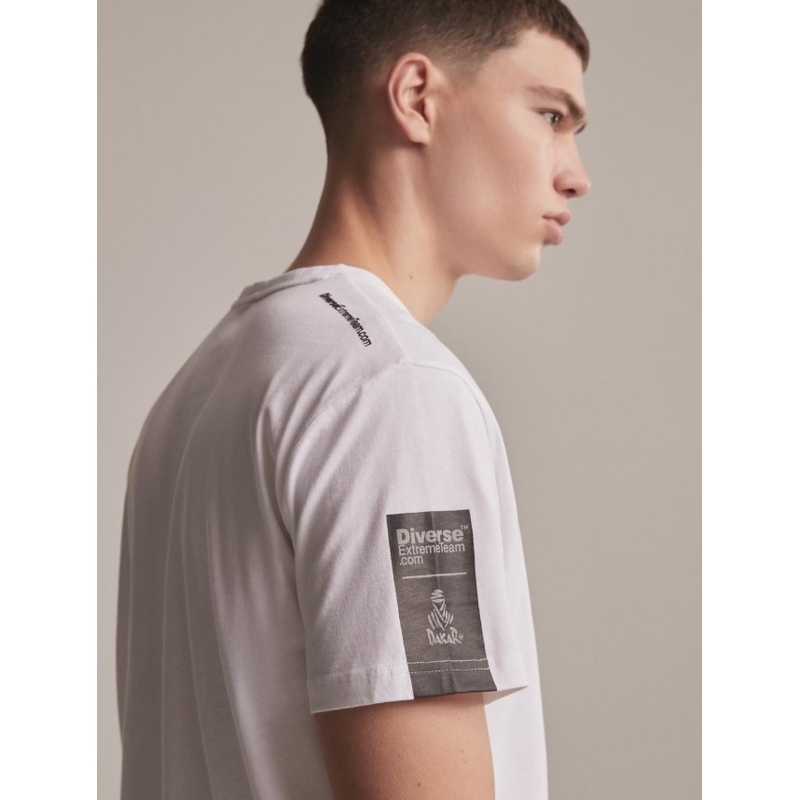 T-shirt DAKAR DKR Logo 123 weiß Ausverkauf