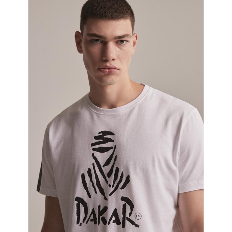 T-shirt DAKAR DKR Logo 123 weiß Ausverkauf