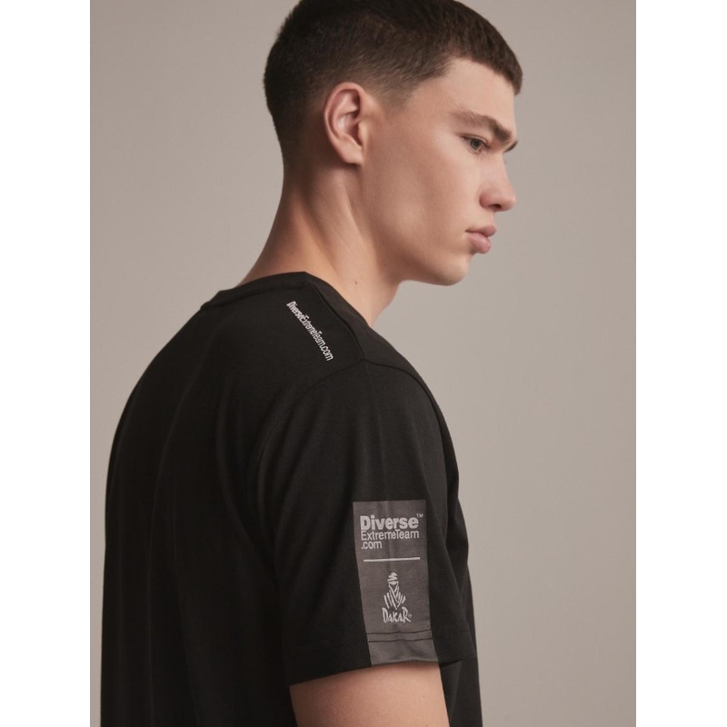 T-shirt DAKAR DKR Logo 123 schwarz