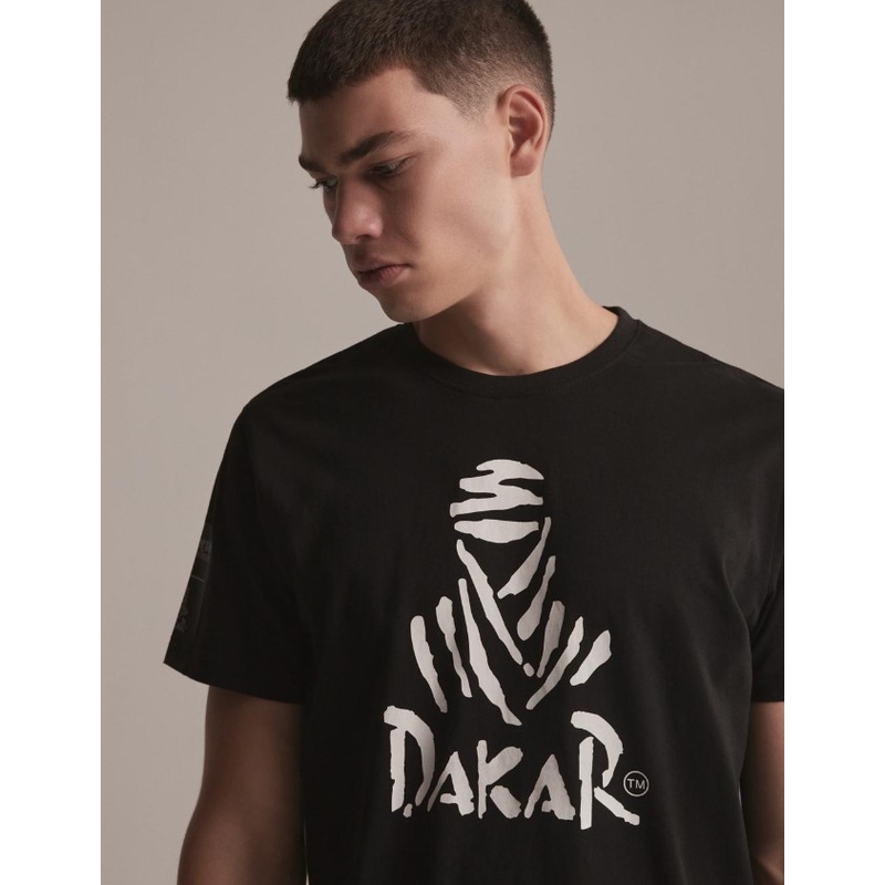 T-shirt DAKAR DKR Logo 123 schwarz