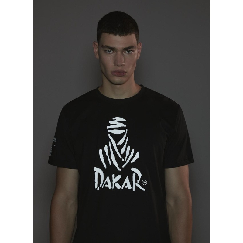 T-shirt DAKAR DKR Logo 123 schwarz