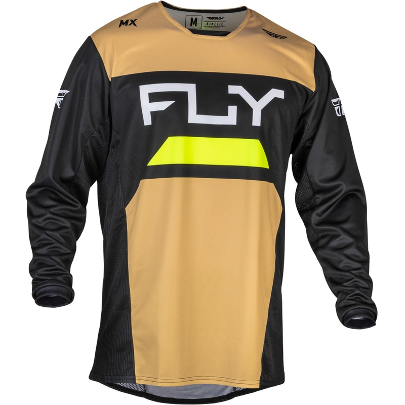 Motocrosstrikot FLY Racing Kinetic Reload gelb-schwarz-neongelb