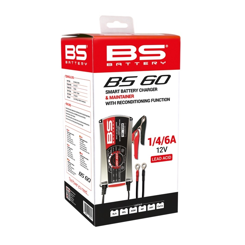 Batterieladegerät BS-BATTERY PRO SMART 12V 1/4/6A