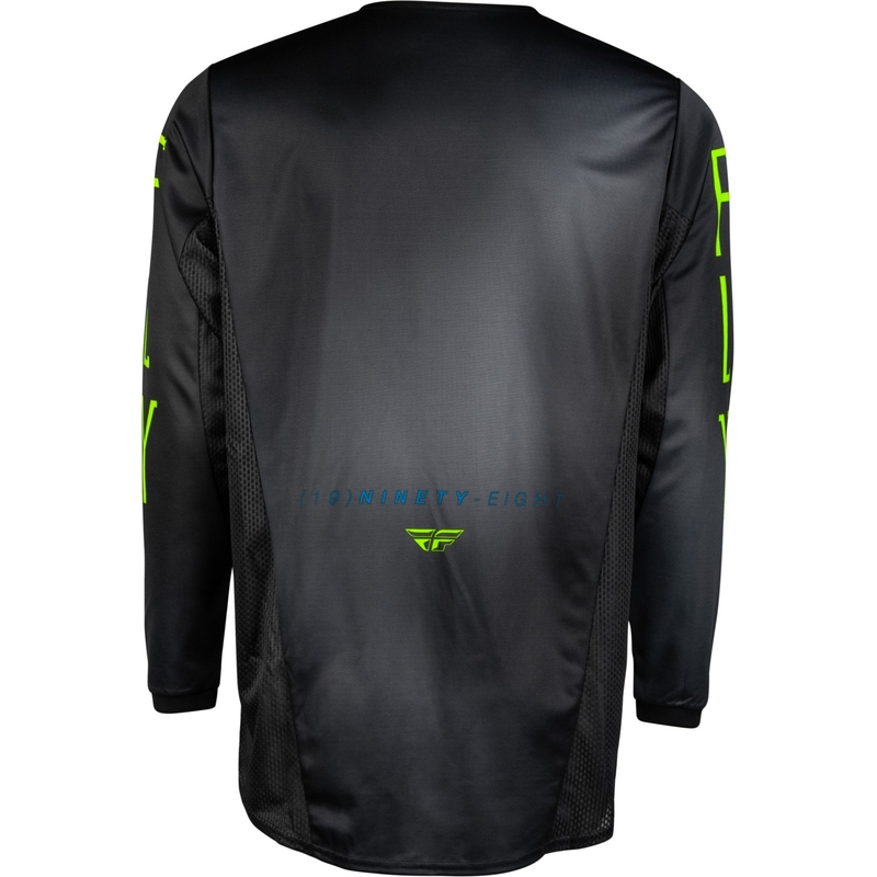 Kinder Motocross Trikot FLY Racing Prodigy schwarz-fluo grün-blau