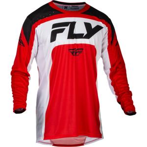 Motocross Trikot FLY Racing Lite 2024 rot-weiß-schwarz