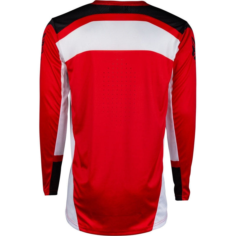 Motocross Trikot FLY Racing Lite 2024 rot-weiß-schwarz Ausverkauf