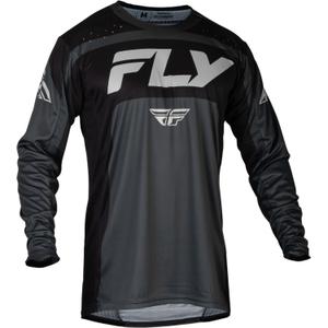 Motocross-Trikot FLY Racing Lite 2024 dunkelgrau-schwarz Ausverkauf