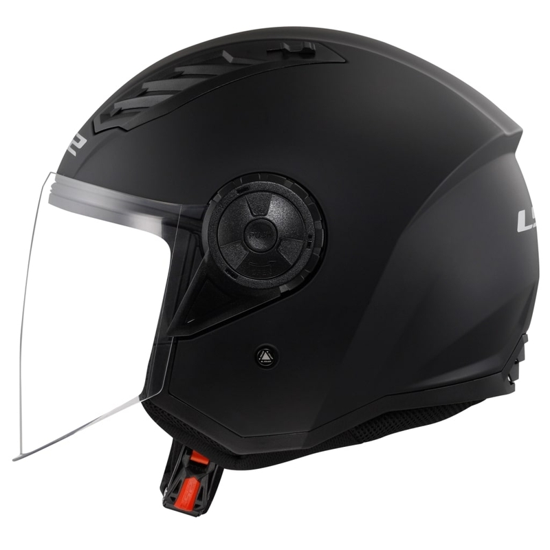 LS2 OF616 Airflow II Solid Matte Black Open Motorradhelm