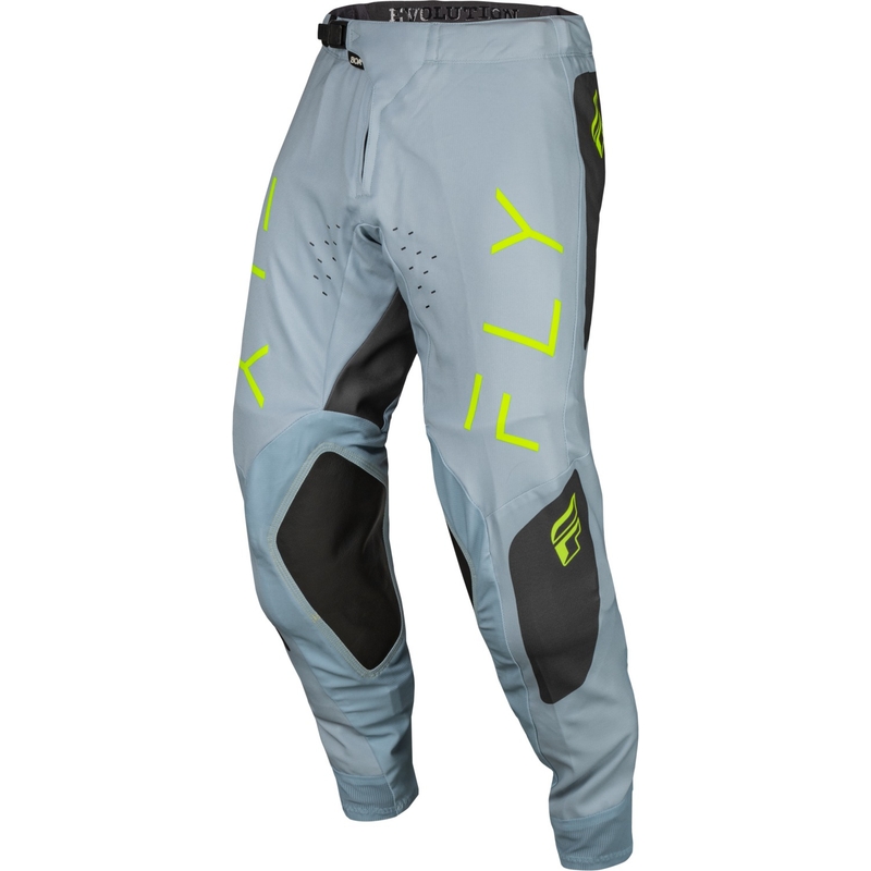 Motocross Hose FLY Racing Evolution DST 2024 grau-schwarz-fluo grün Ausverkauf