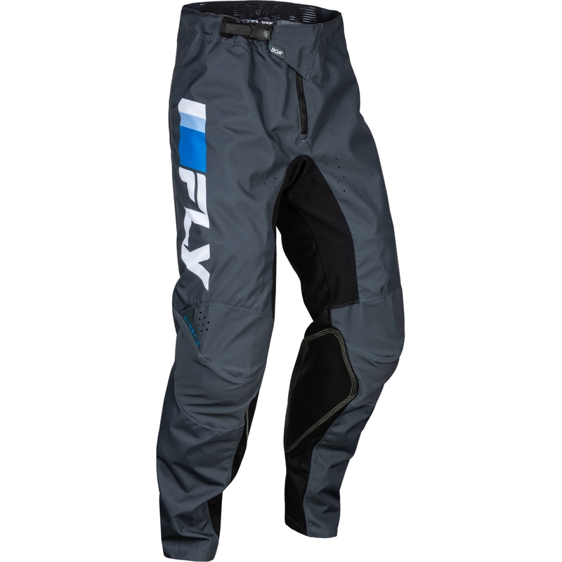 FLY Racing Kinetic Prix Motocrosshose blau-grau-weiß