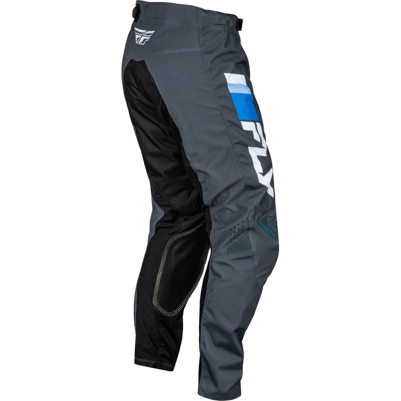 FLY Racing Kinetic Prix Motocrosshose blau-grau-weiß