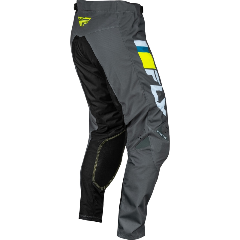 FLY Racing Kinetic Prix Motocrosshose grau-neongelb Abverkauf