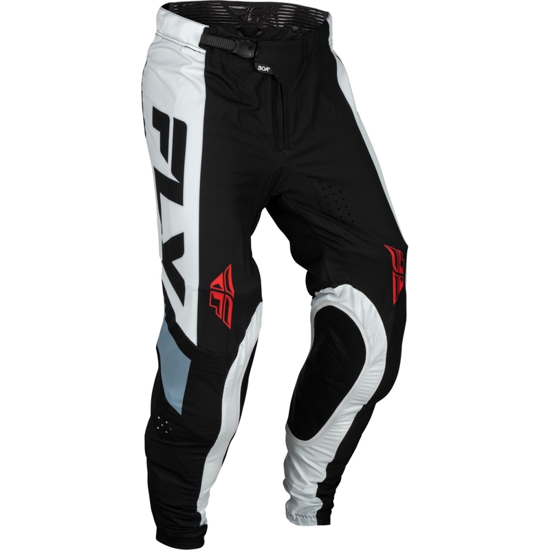 FLY Racing Lite Motocrosshose schwarz-weiß-grau