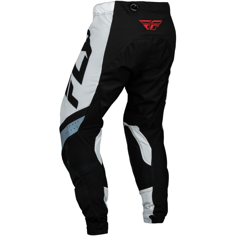 FLY Racing Lite Motocrosshose schwarz-weiß-grau