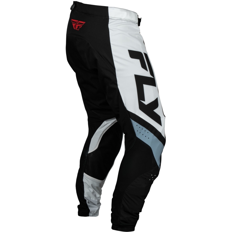 FLY Racing Lite Motocrosshose schwarz-weiß-grau