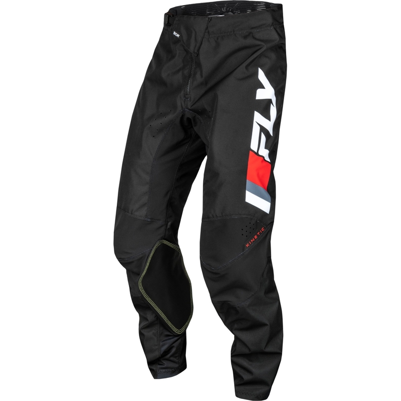 Motocross Hose FLY Racing Kinetic Prix 2024 rot-grau-weiß Ausverkauf