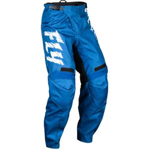 Kinder Motocross Hose FLY Racing F-16 2024 blau und weiß