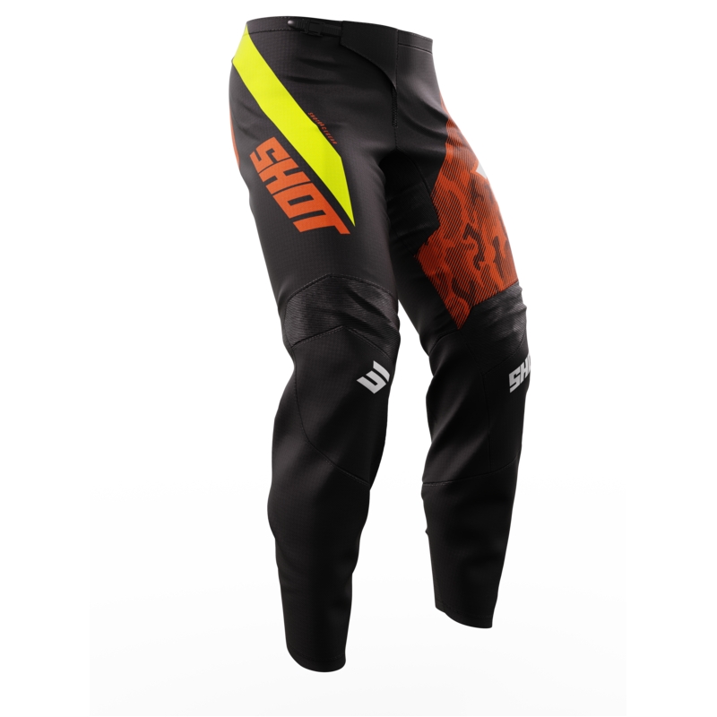 Kinder-Motocross-Hose Shot Matrix orange Ausverkauf