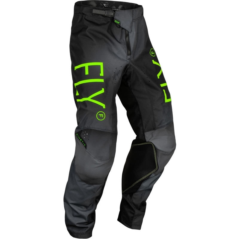 Kinder Motocrosshose FLY Racing Kinetic Prodigy schwarz-fluo grün-blau Abverkauf Ausverkauf