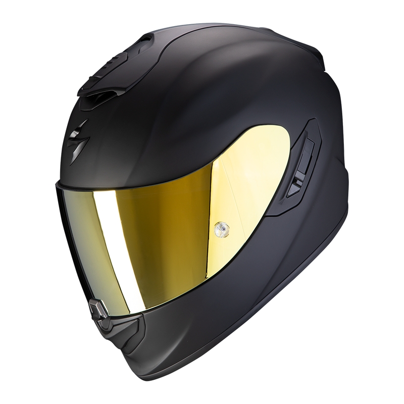 Integrierter Motorradhelm Scorpion EXO-1400 EVO II Air Solid mattschwarz Ausverkauf