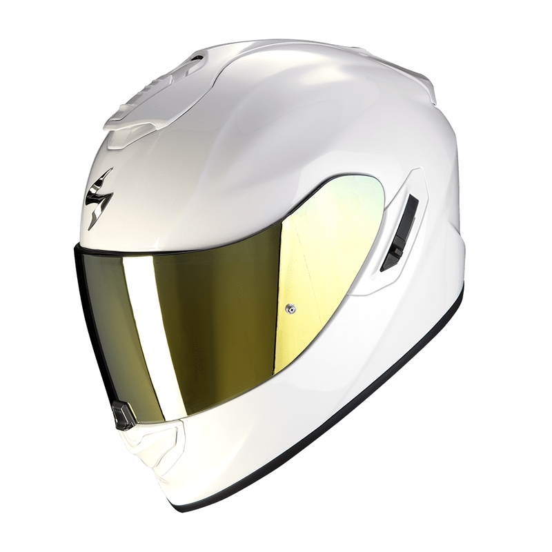 Integral Motorradhelm Scorpion EXO-1400 EVO II AIR SOLID perlweiß Ausverkauf